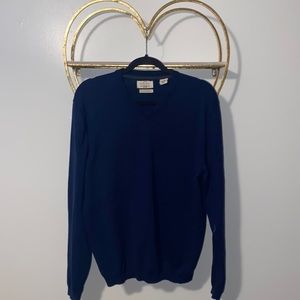 Weatherproof Cotton/Cashmere Sweater sz L